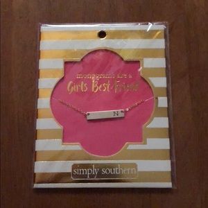 Simply Southern “N” Monogram Necklace